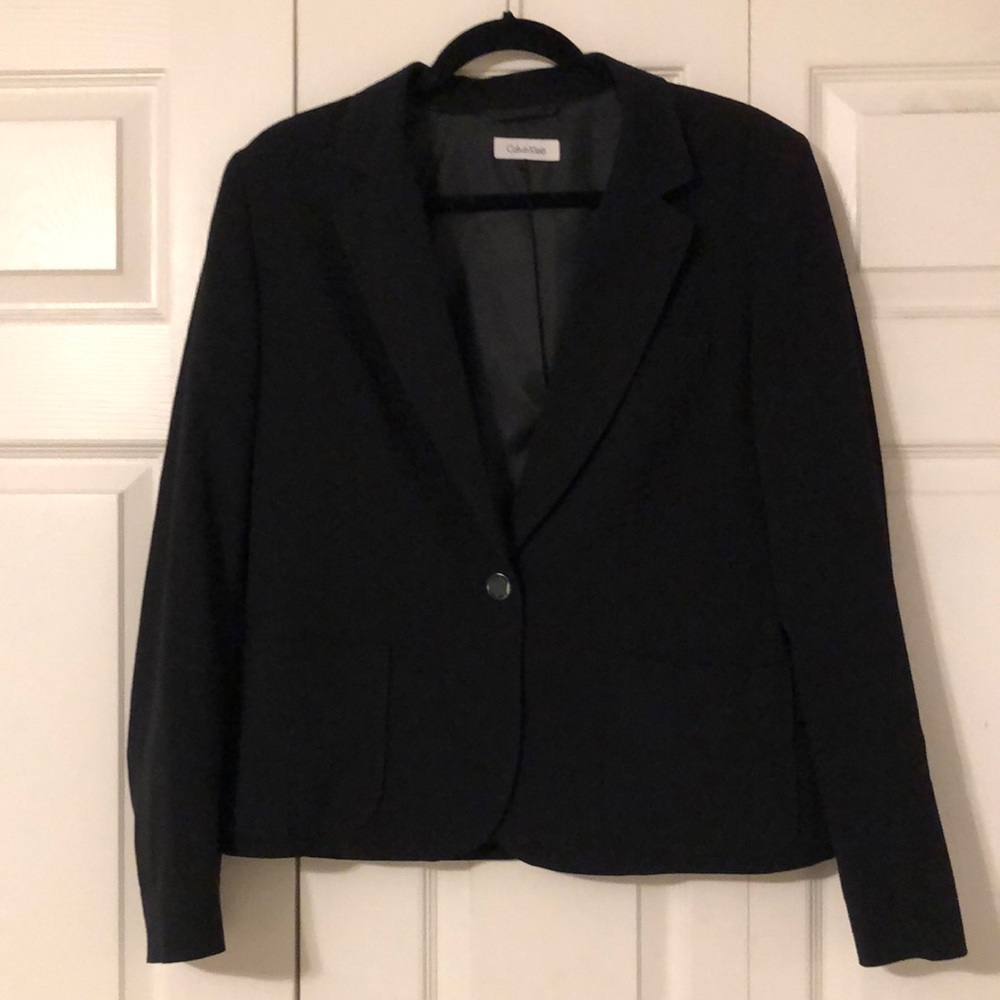 Black Calvin Klein Blazer